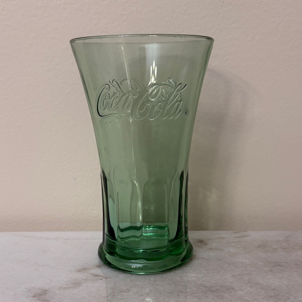 Coca Cola Classic Green Glass